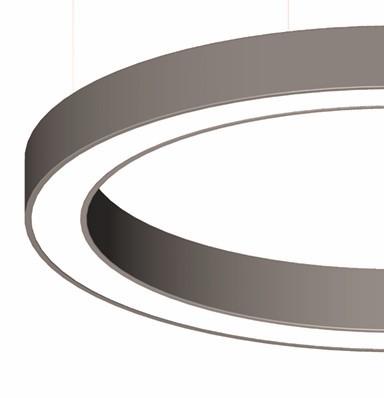 China Combination Ring Pendant Lamp LED Linear Light For Metro Station Shopping Mall for sale