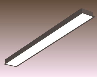 China Customized Recessed Linear Light 144 Leds/M Linear Led Pendant For Office for sale