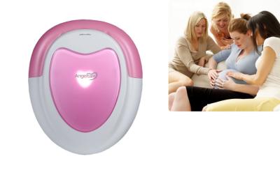 China Ultrasonido rosado Doppler fetal del hogar del embarazo para el ritmo cardíaco nonato del bebé en venta