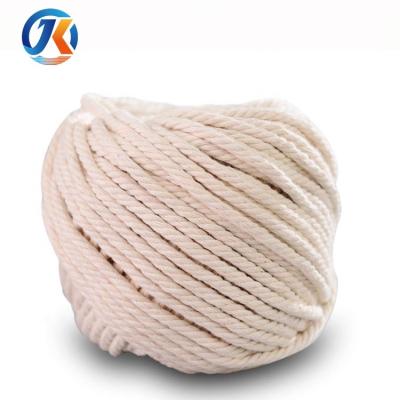 China Wholesale 100%Cotton Natural Strong Triple-Strand Rope , Cotton Rope Macrame for sale