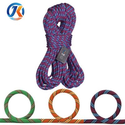 China Nylon66 Outer 9.8mm, 10.5mm, 11mm, Diamond Braid Dynamic Climbing Ropes for sale