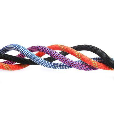 China Outdoor Safety Nylon66 Nylon Rock Static Single Climbing Rope for sale