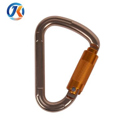 China Hanging Climbing P Shape Aluminum Auto-lock Carabiner Carabiner for sale