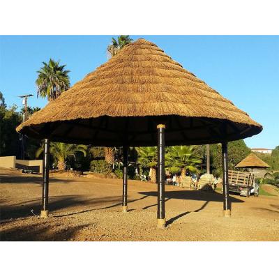 China Factory Sale Scandinavian Thatch Fireproof Synthetic Thatch For Low Cost Roofing for sale