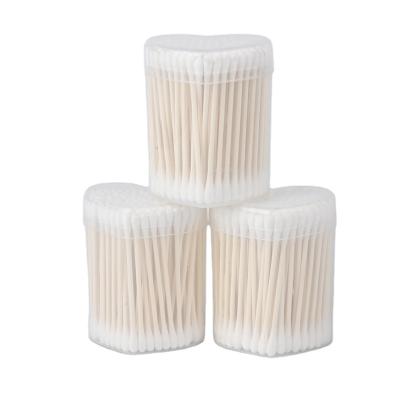 China Sofe Customized Stick 110 Paper Cotton Pad Round Makeup Cotton Buds for sale