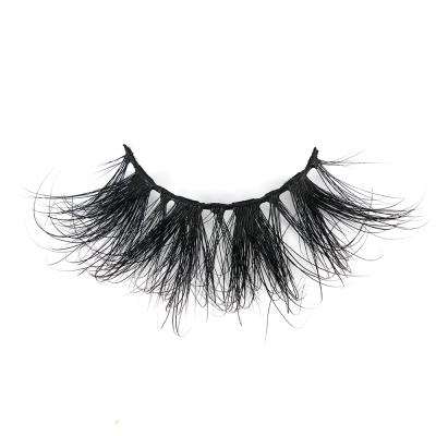 China Hollyren's Real Mink Lahes 3d Mink Eyelashes Fluffy Comfortable Wear 25mm Long Mink Eyelash Bulk Wholesale 5d Regular Curl And Luxury Design for sale