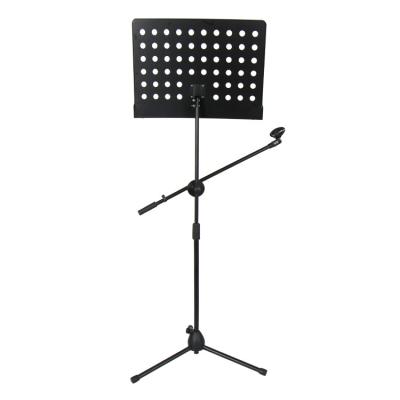 China PA513 factory supply keyboard music stand iron music stand classical music stand with microphone for sale