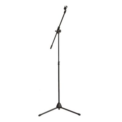 China M-100 iron equipment folding studio microphone music stand with tripod stand regular microphone for sale