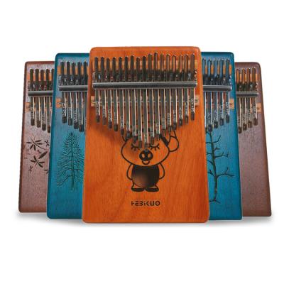 China Factory OEM Mahogany Mahogany Kalimba 17 Thumb Kalimba Master Piano for sale