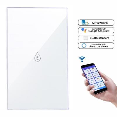 China Wall High Power Eu Touch Strip Wi-Fi Wifi Tuya Smart British Water Heater Switch 1/2/3/4 for sale