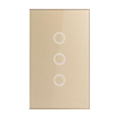 China 1/2/3/4 Strip Ceiling Fan Dimmer Wifi Wall Touch Eu Smart Home Switch For Lights Curtains for sale