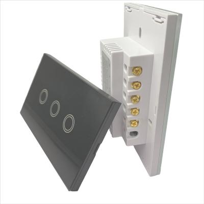 China 1/2/3/4 Strip Wi-Fi Wireless Remote Control Glass Control Panel Smart Wifi Electric Touch Switch For Home for sale