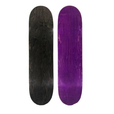 China Custom Wholesale Adult White Skateboard 100% Canadian Hard Maple Skateboard Deck Custom for sale