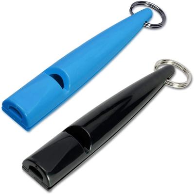 China 2021 Viable New High Frequency High Quality Dog Training Plastic Whistle Pet Training Dog Whistle Blue for sale