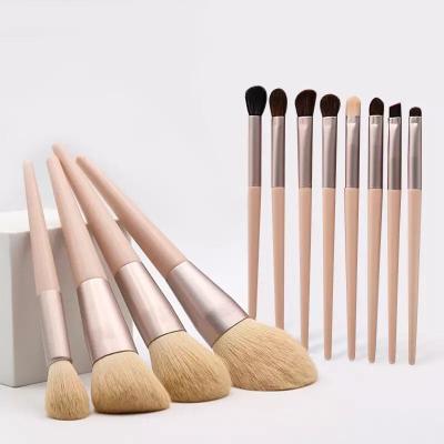 China Angular Blush Makeup Brush Professional Pink Makeup Brush Eyeliner Powder Eyeshadow Powder Makeup Brush Set for Concealer for sale