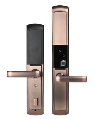 China Smart Door Lock Sliding Anti-peep Biometric High Security Fingerprint Smart Sliding Door Lock H28 for sale