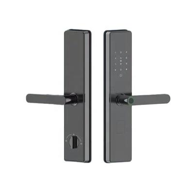 China Wholesale Waterproof High Quality Biometric Fingerprint Digital Handle Open Smart Smart Door Lock T6 for sale