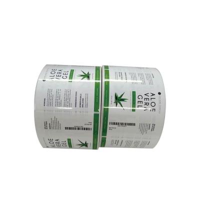 China Waterproof Custom Packaging Roll And Printing Oil BOPP Resistant Adhesive Sticky Labels for sale