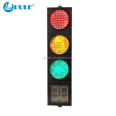 China 200mm/300mm chinese intelligent construction traffic lights for sale