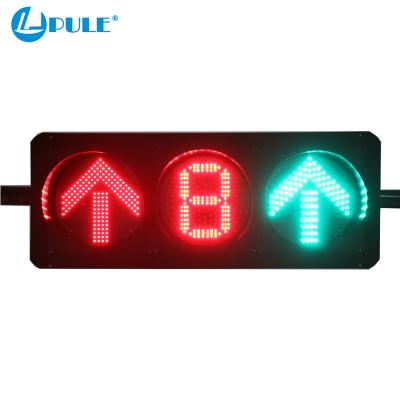 China Top Producer Children Decoration Teaching Small Led Traffic Light 100mm PC Housing 200/300/400mm for sale