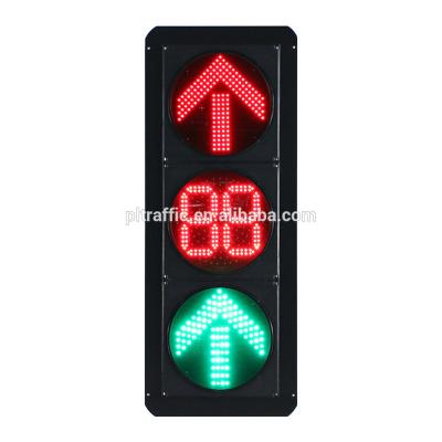 China Good 3 color arrow traffic light toy led traffic lights light light with pole sale 200/300/400mm for sale