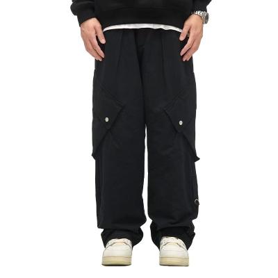 China Anti-wrinkle Custom Logo Men Joggers With Pocket Pants Men's Cargo Pants Trousers for sale