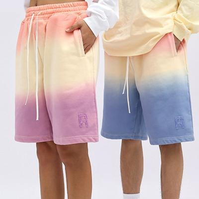 China QUICK DRY Men's  Outdoor Quick Dry Casual Shorts Running Workout  Customized Dip-dye Shorts 400g Light Fleece Shorts for sale