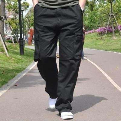 China Other 2023 Summer Pocket Work Cargo Pants Men  Loose Streetwear  Pants  For  Men for sale