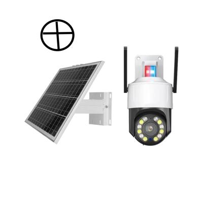 China Human Motion Tracking 4G wifi 4G HOURS 30W Outdoor Wireless IP Security Camera Surveillance Solar Camera with SD Card for sale