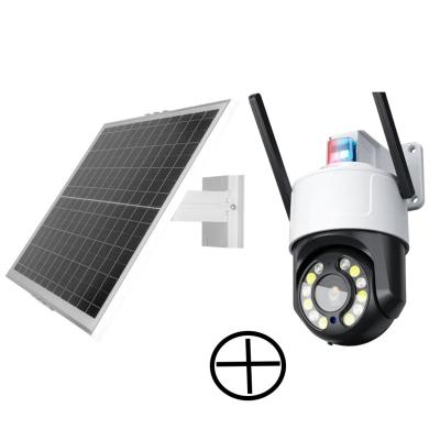 China Human Motion Tracking 30W 5mp Solar Security System Waterproof Solar Surveillance Camera Outdoor Solar 4G Camera for sale