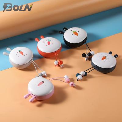 China Cute Appearance Original In Ear Headphones Wired 3.5mm Stereo Headphones Wired Headsets Mic for sale