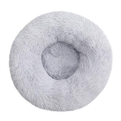 China Best Selling Amazon Faux Fur Round Dog Bed and Cat Bed Viable, Original Soothing Dog Bed for Small Medium Large Pets for sale