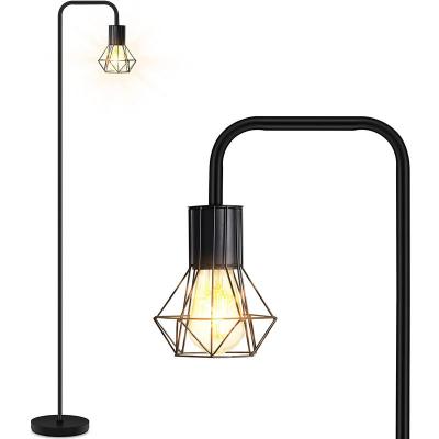 China Modern LED Floor Lamp Industrial Standing Lamp Floor Lamp For Bedroom Office Living Room Rustic Vintage Farmhouse for sale