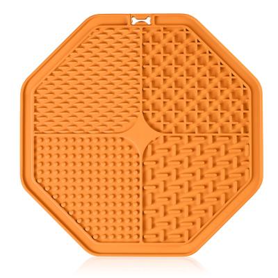 China Silicone Dog Lick Mat Lick Pad Dog Slow Feeder Dog Rolls Boredom And Worry Reducer For Pet Food for sale