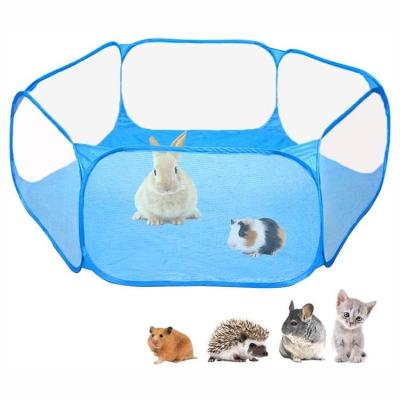 China Small Portable Breathable Foldable Animal Fence Tent For Hamsters, Hedgehog, Puppy, Pet Playpen Exercise Yard Cats for sale