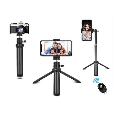 China 2021 Hot Sales ABS Blue Tooth Selfie Stick Tripod for Phone and Camera for sale