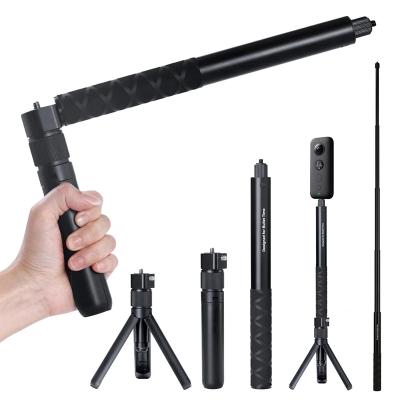 China Fold R Universal Insta360 One x One Plus EVO Selfie Stick Bullet Time Handheld Tripod Selfie Stick Insta360 Invisible Accessories for sale