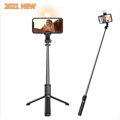 China Fold Roreta 2021 NEW 4 in 1 l Wireless Selfie Stick with Universal Tripod Foldable Monopods for Smartphone hot for sale