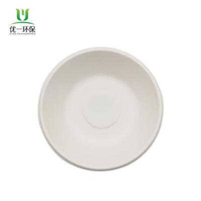 China Eco - Friendly Traditional Disposable Sugar Cane Tableware Soup Round Bowls for sale