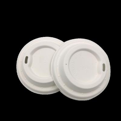 China Disposable Cup Lid for Bagasse Biodegradable Prices 90mm Sugar Cane Pulp Containers Disposable Tableware Set Paper Take Out Boxes for sale