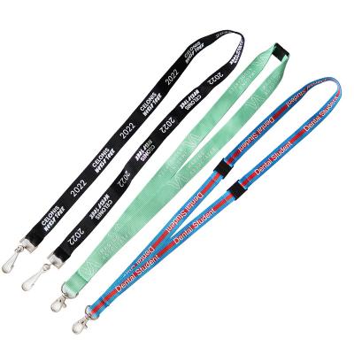 China Office Manufactures Silk Screen Id Card Holder Lanyard Custom Logo Designer Office Lanyard for sale