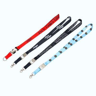 China Custom Lanyards Eco-friendly Polyester Lanyard Promotion Gift Neck Strap Sublimation Pattern Bottle Opener With Bottle Openers for sale