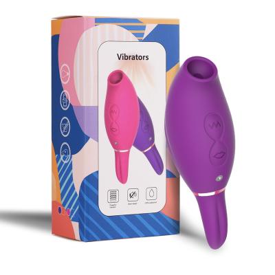 China Intense Vibration/Sucking/Tapping 10 Nipple Clitoris Riddle Clit Suk Flapping Stimulation Function Licking Sex Toys Clitoral Sucking Vibrator for sale