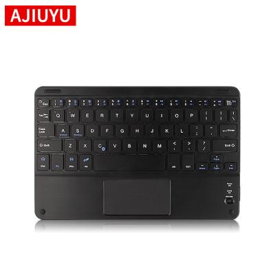 China Mini Wireless Keyboard BT Wireless Keyboard with Touchpad for iPad Phone Tablet Rechargeable Keyboard for Android IOS Windows for sale