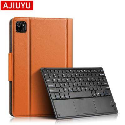 China AJIUYU Business Keyboard Case For XiaoMi MiPad 5 Pro Wireless Tablet Cover Device Touchpad Keyboard Case for sale