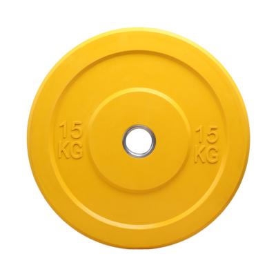 China Universal Size In Kg And Pounds Color Rubber Bumper Weight Plates Sporting Goods For Power Training With CE&ISO for sale