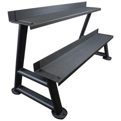 China 36 Kg Anti-Slip 2 Tier Steel Kttlebell Storage Racks With CE And ISO Certification for sale