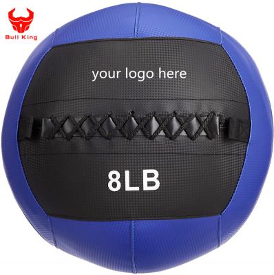 China Wholesale Custom Bodybuilding Logo Medicine Ball PU Leather Medicine Ball for sale