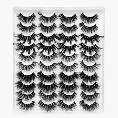 China 3d Mink Premium Synthetic Fake Silk Eyelashes Artificial Silk Eyelashes Natural Curly Eyelashes Wholesale Manufacturer for sale