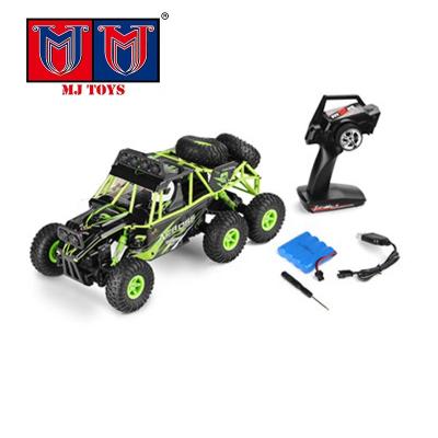 China 1:18 scale 6X6 six-drive electric rc crawler drift car children's toy RTR six-drive climbing car with USB charging line for sale